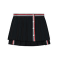 Women's Wool Pleated A-Line Mini Skirt