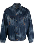 Ahluwalia Signature tie-dye denim jacket