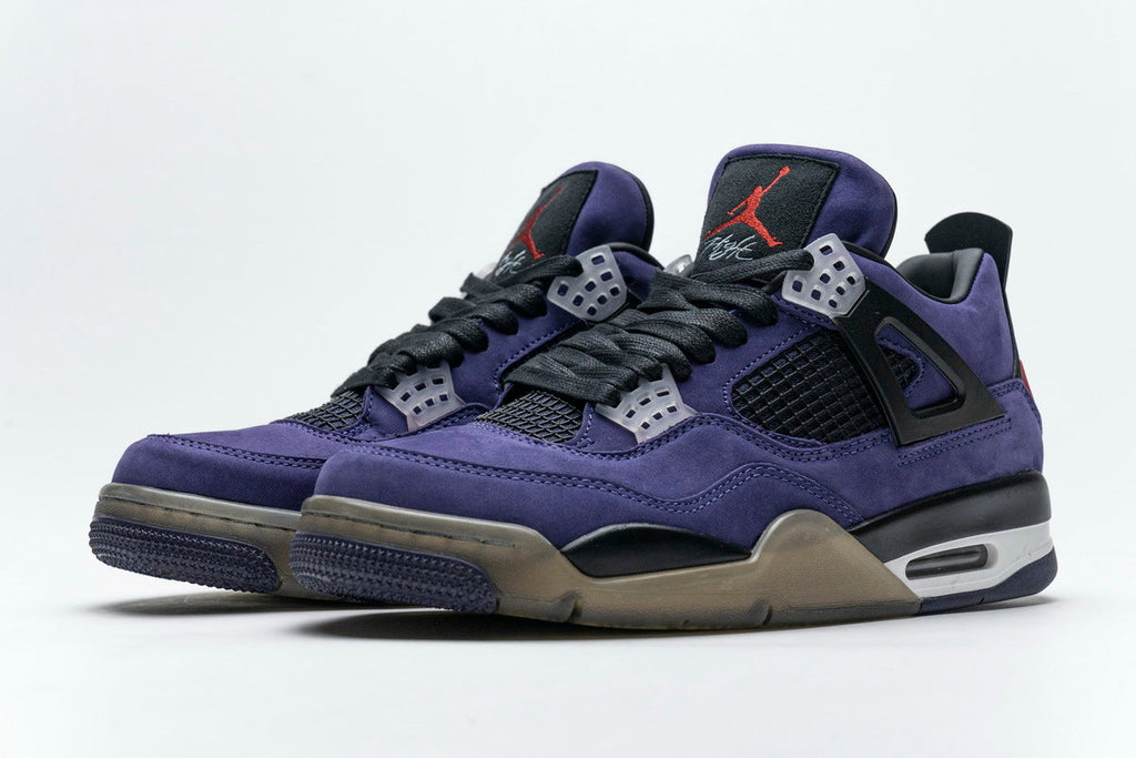 Travis Scott x Air Jordan 4 Purple Suede Reps Sneaker AJ4-766302/766296 LN4