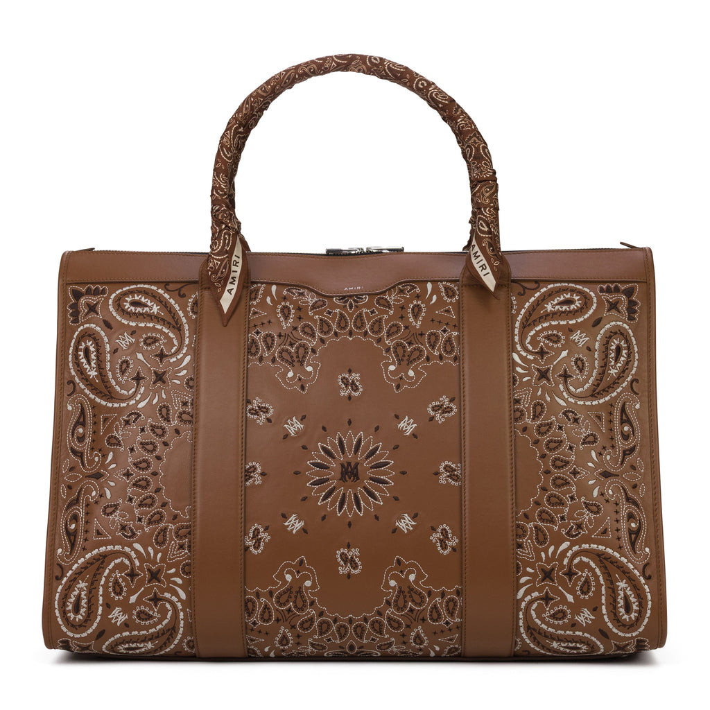 Oatmeal Weekender Bandana Bag