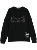Undercover slogan-embroidered drop-shoulder sweatshirt