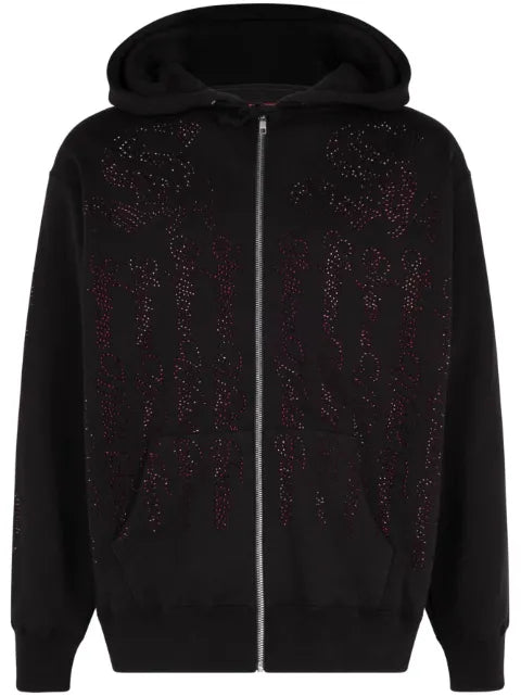 Supreme crystal-embellished hoodie