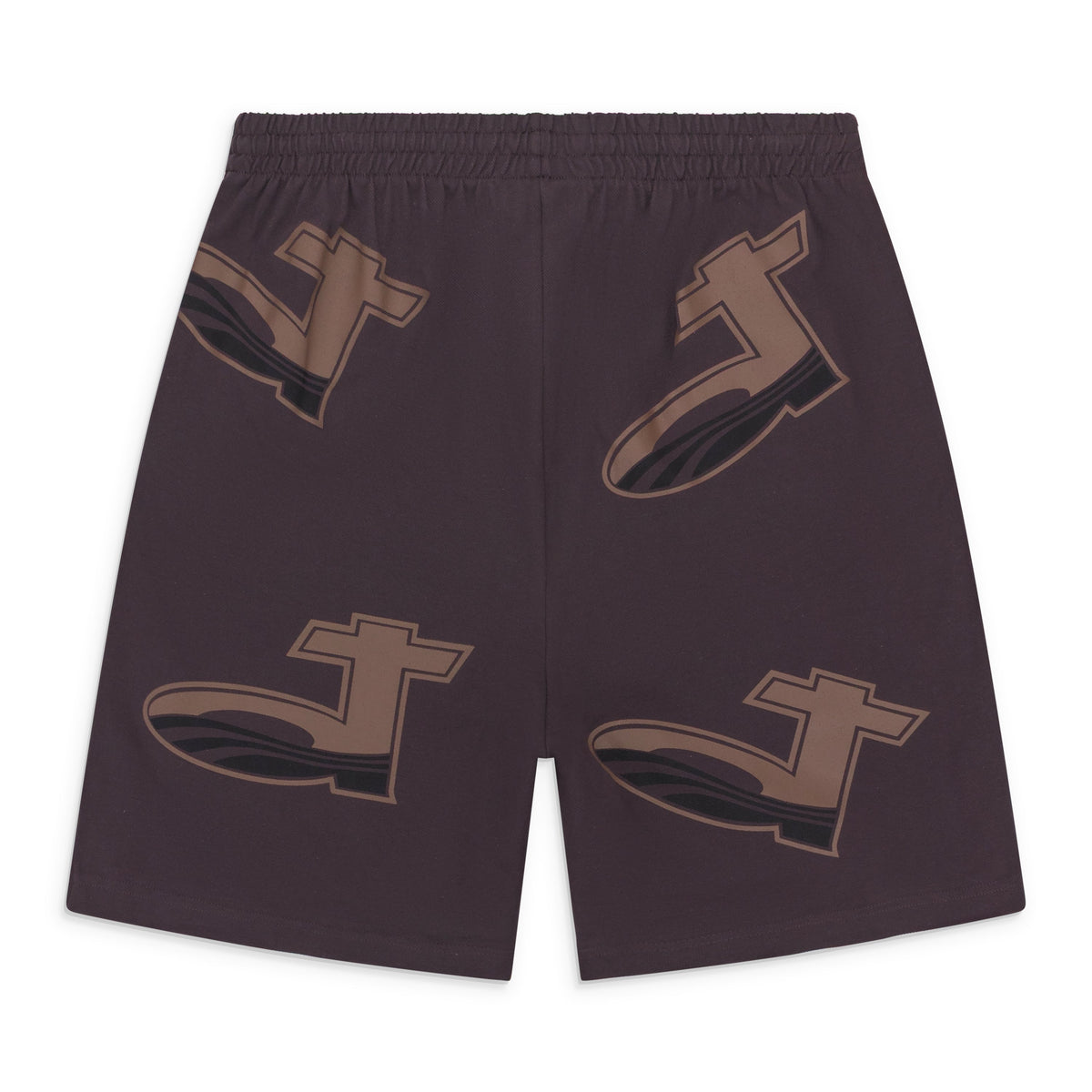 Brown Mesh Shorts