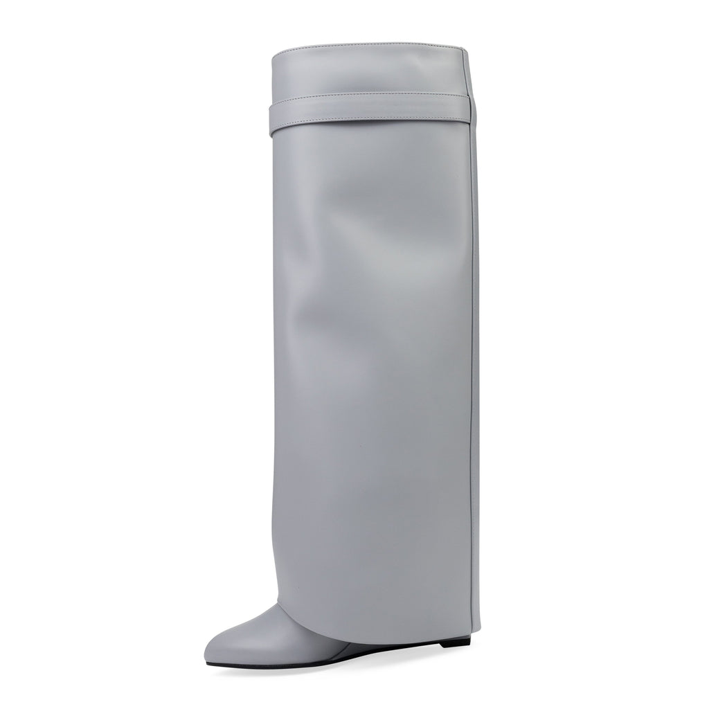 Grey Shark Lock Boots
