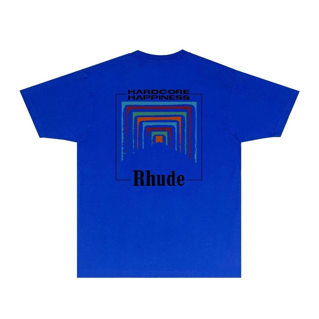 Rhude T-shirts Printed Trendy Pure Cotton