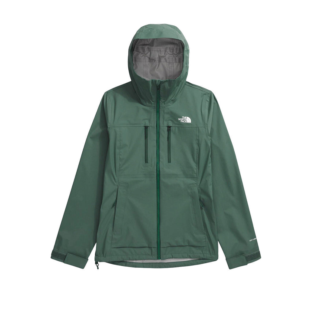 Chaqueta impermeable Terrain para mujer color verde