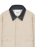 Nanushka Nowell collar shirt jacket