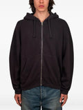 Another Aspect zip-front cotton hoodie
