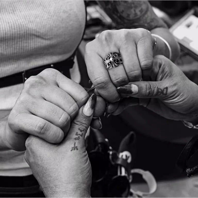 CHROME HEARTS KEEPER RING 3