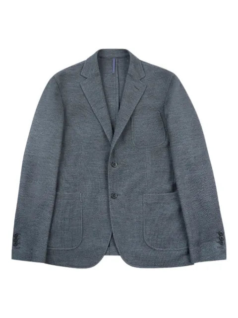 Montedoro hopsack two-button blazer