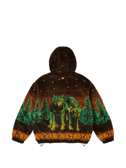 Supreme b.b. Simon Reversible Hooded Fleece Jacket "FW 25 - Brown"