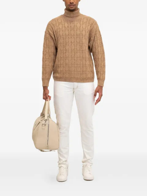 PLACE OF ËLMS diamond-pattern sweater
