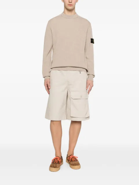Stone Island 5100154 ribbed soft organic cotton jumper