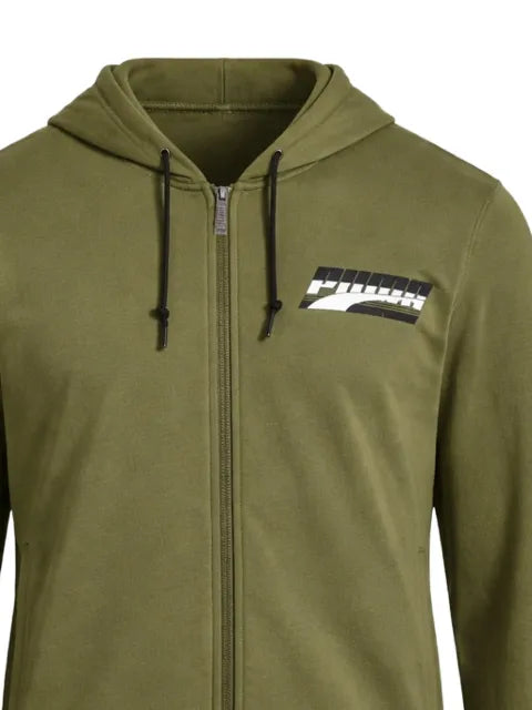 PUMA graphic hooded jacket