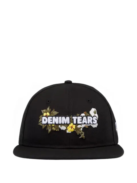 denim Tears x New Era 9fifty adjustable baseball cap with floral motif