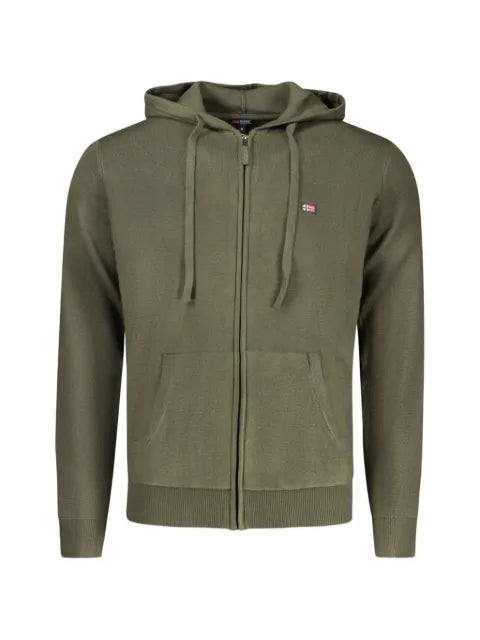 NORWAY 1963 zip-up knitted hoodie