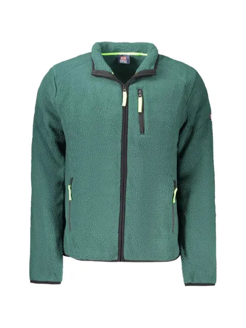 NORWAY 1963 fleece zip-up sweater