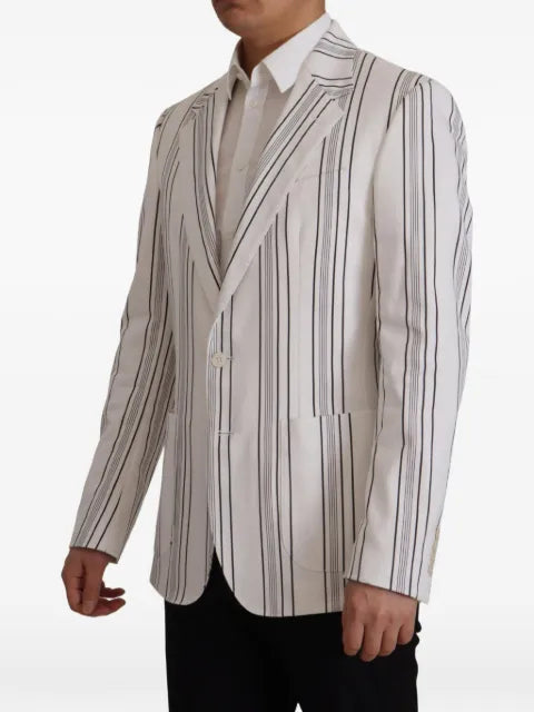 Dolce & Gabbana pinstripe single-breasted blazer