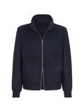 Brunello Cucinelli reversible bomber jacket in cashmere Prince of Wales flannel