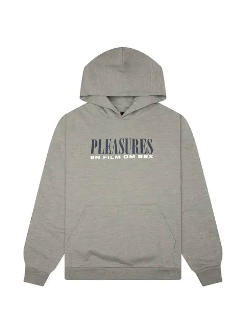 Pleasures logo-print pouch-pocket hoodie