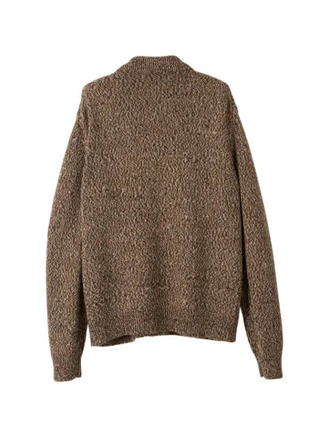 Brioni button-up wool cardigan