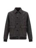 Herno herringbone-weave jacket