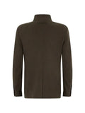 Zegna high-neck button-up jacket