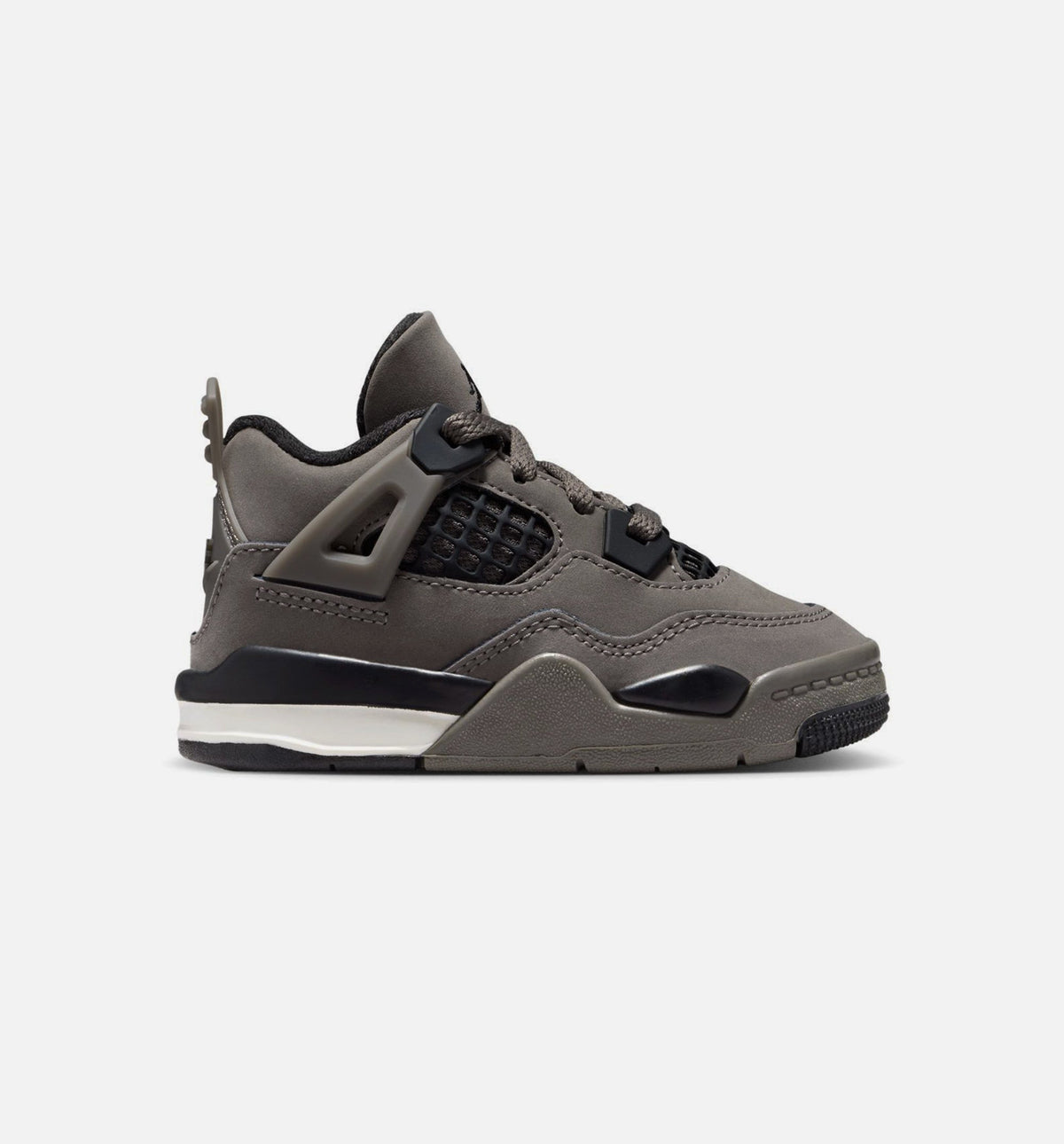 Air Jordan 4 Retro Cave Stone and Black Infant/Toddler Lifestyle Shoe – Cave Stone/Black/Moon Particle