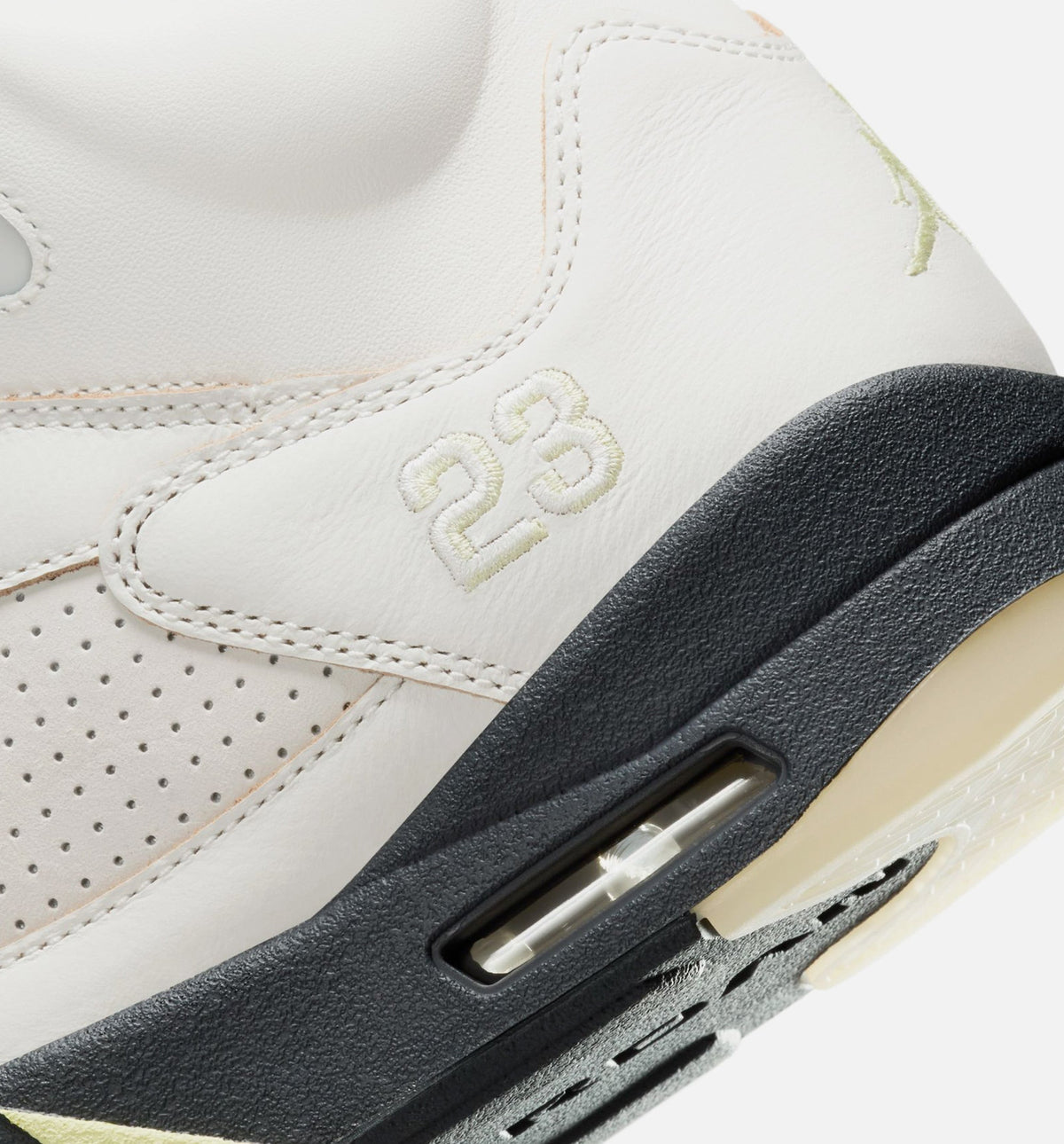 Air Jordan 5 Retro Luminous Green Women's Sneakers - Sail / Luminous Green / Anthracite