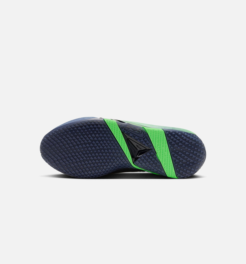 Ja 4 Nightmare Men's Lifestyle Shoes - Obsidian/Black/Electric Green/Metallic Silver