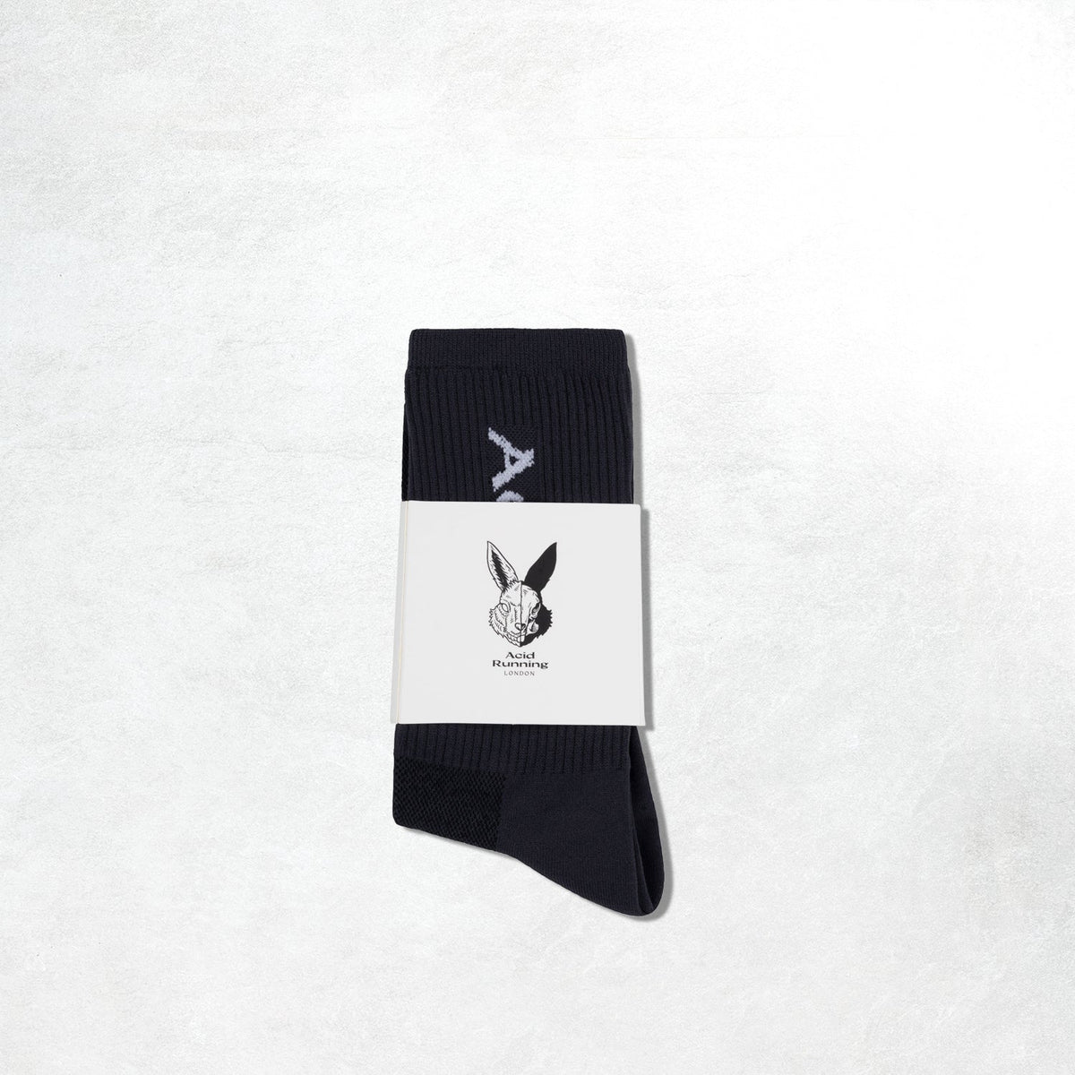 Acid Running Logo Socks - Black