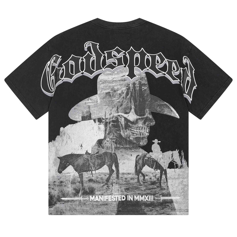 GODSPEED Skeleton Cowboy T-shirt