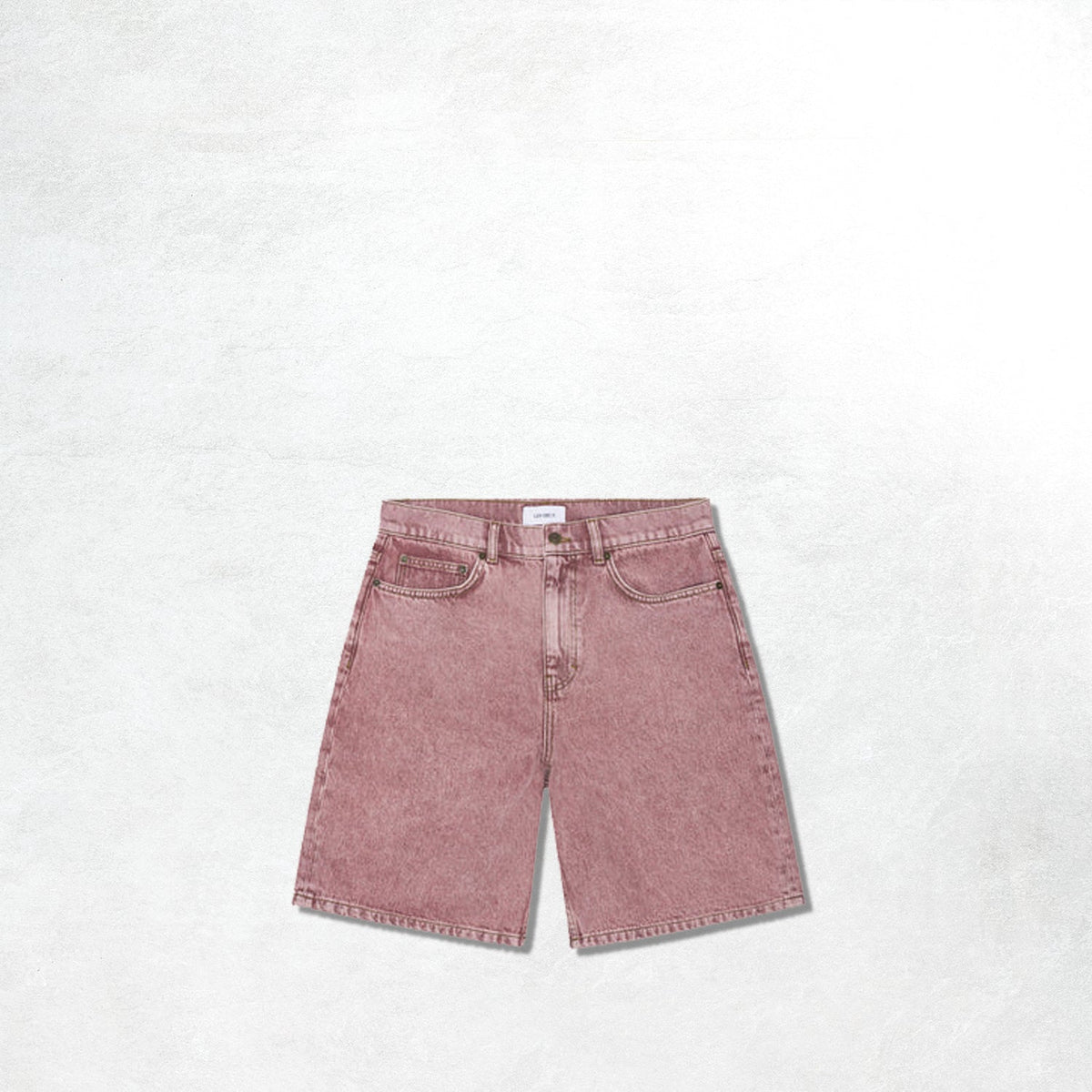 Les Deux Ryder Denim Shorts: Light Pink