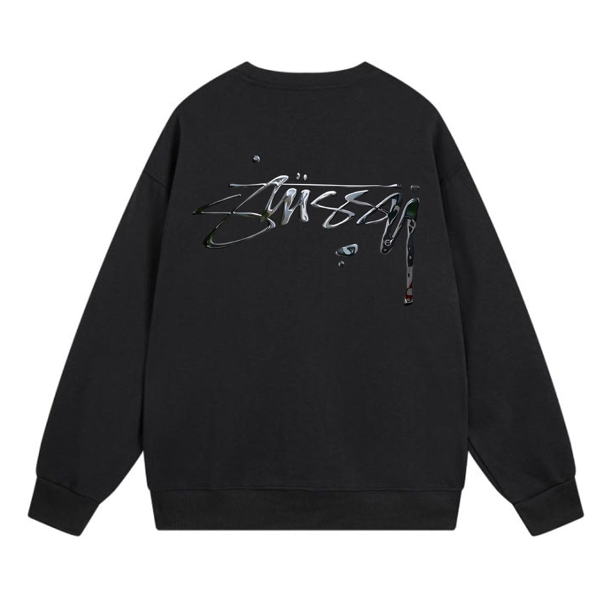 Stussy Sweatshirts Crew Neck Fleece Sweater