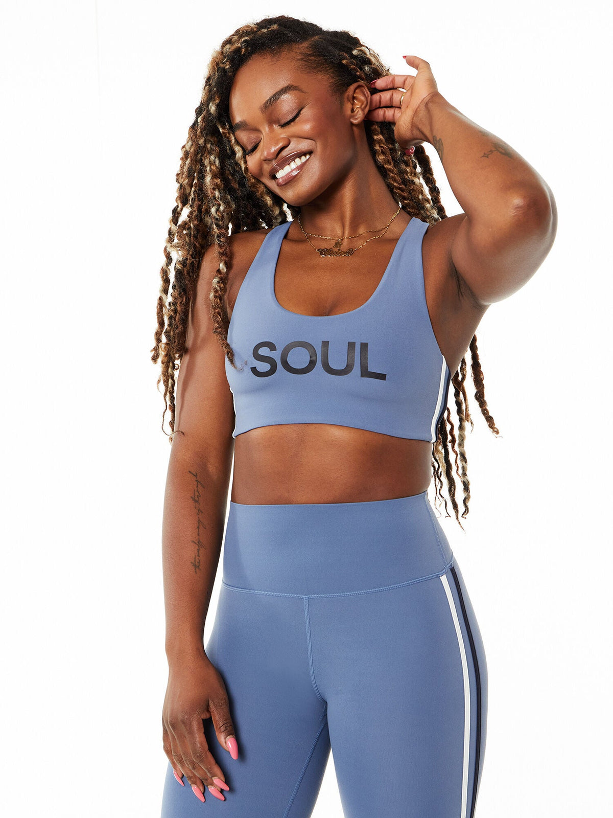 ELLA AIRWEIGHT BRA BLUE STEEL