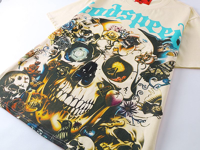 Godspeed Skull & Roses Graphic T-Shirt