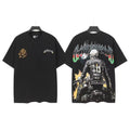 Godspeed Biker Skeleton Graphic T-Shirt