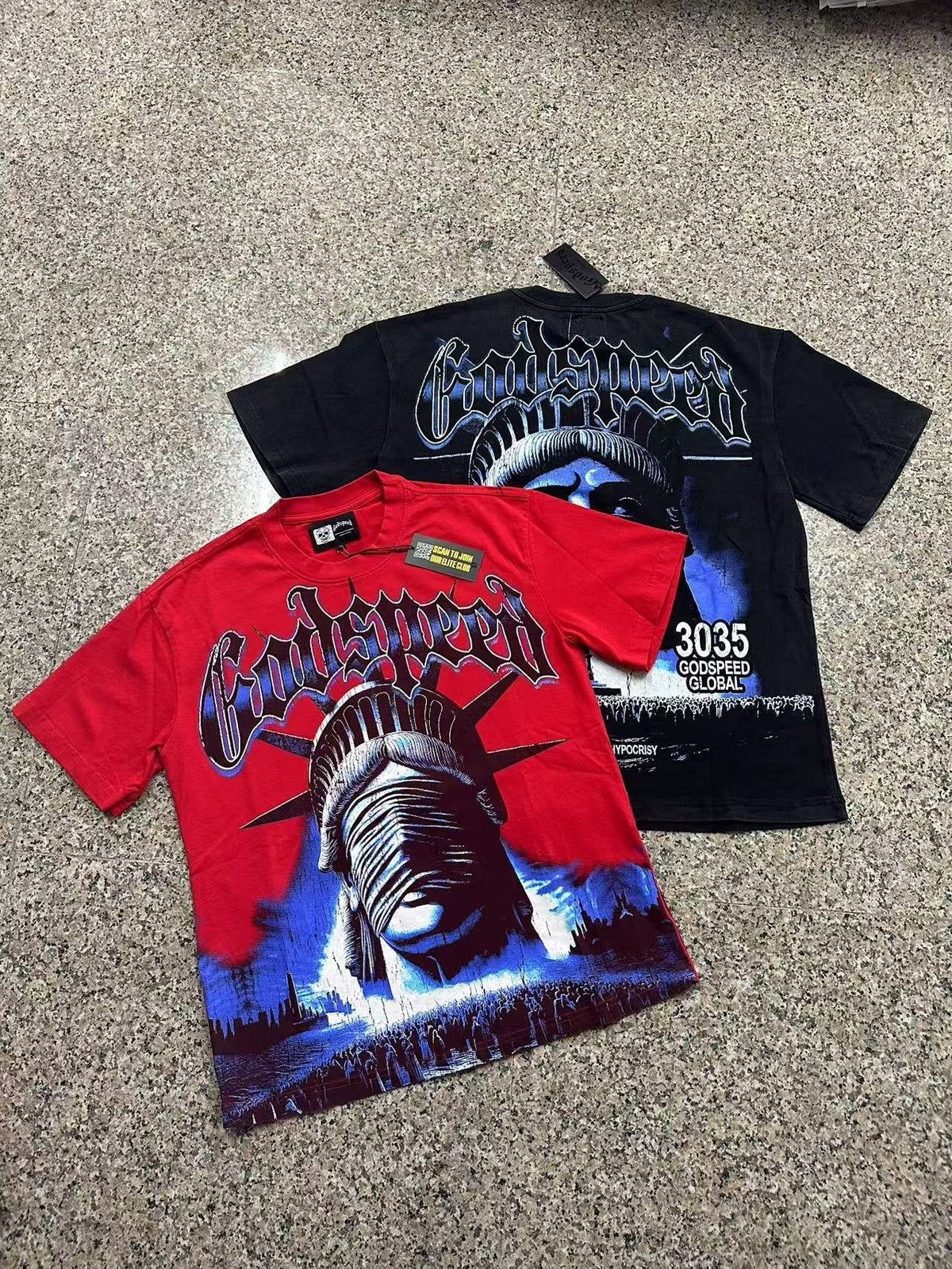 Godspeed Worship Ritual Washed Graphic T-Shirt