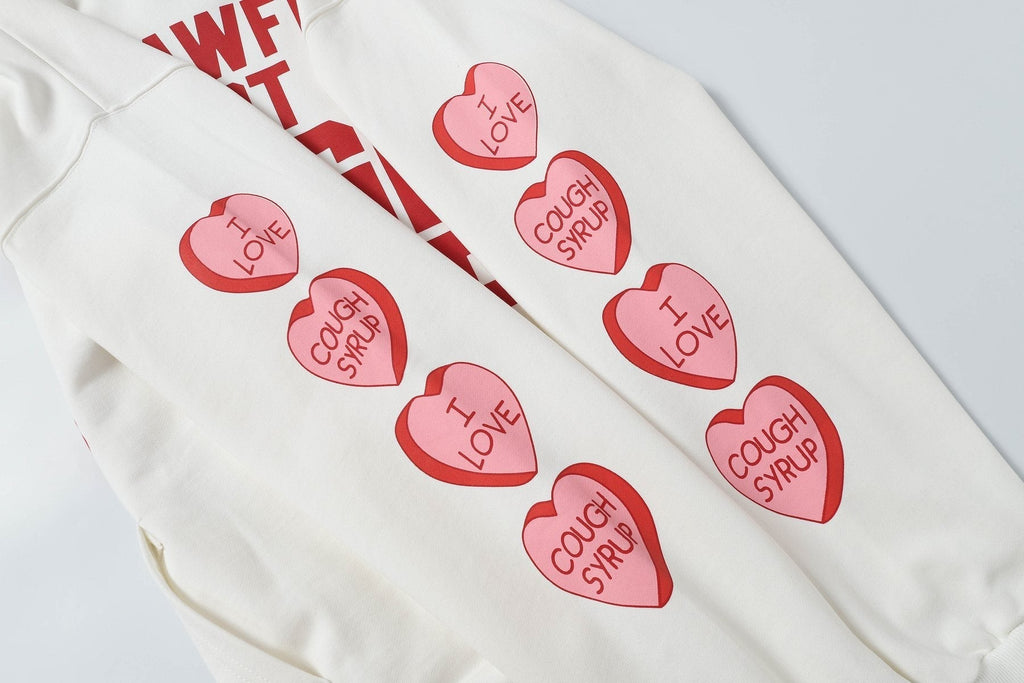 THAT'S A AWFUL LOT OF COUGH SYRUP Angel Tears Graphic Hoodie