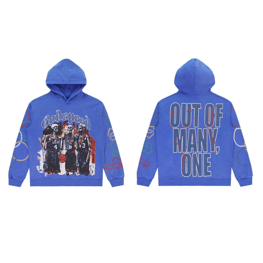 Godspeed Out of Many One Graphic Hoodie