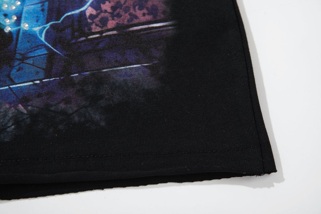 MAJESTIK Monster Graphic Short-Sleeve T-Shirt