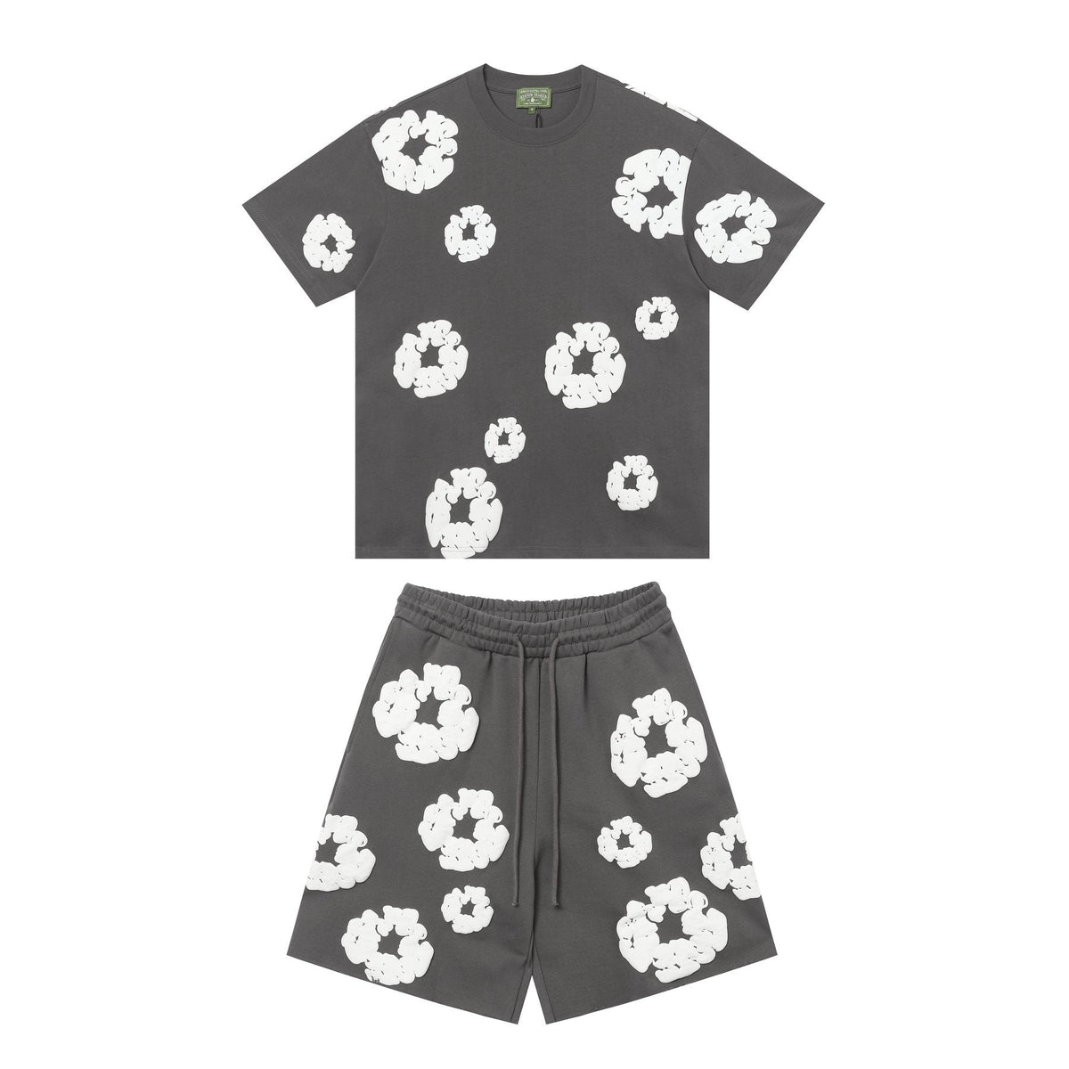 DENIM TEARS Cotton Wreath Graphic Short-Sleeve Set