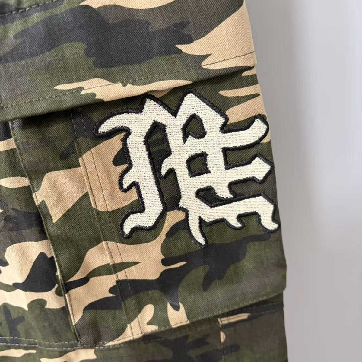Mixed Emotion Camouflage Cargo Pants