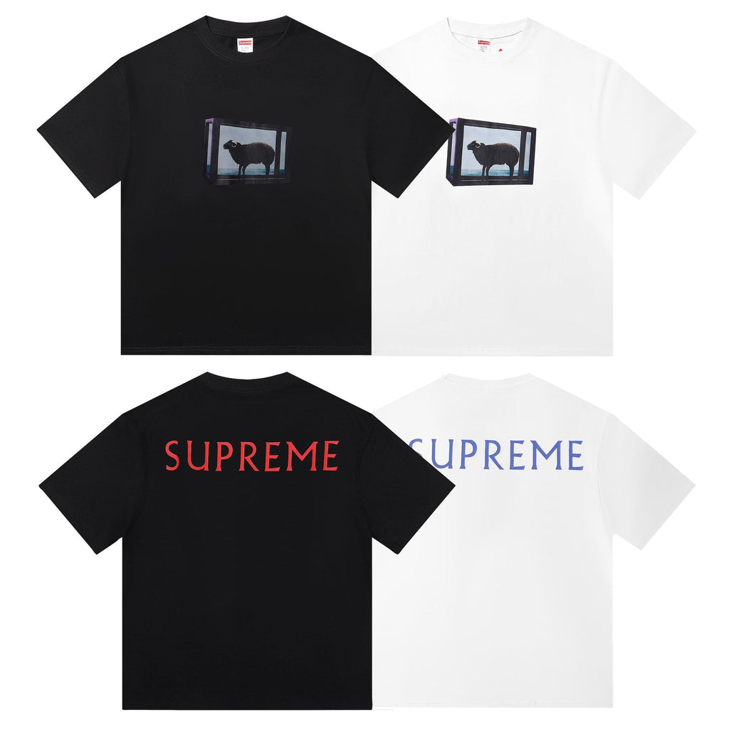 Supreme Sheep Graphic Short-Sleeve T-Shirt