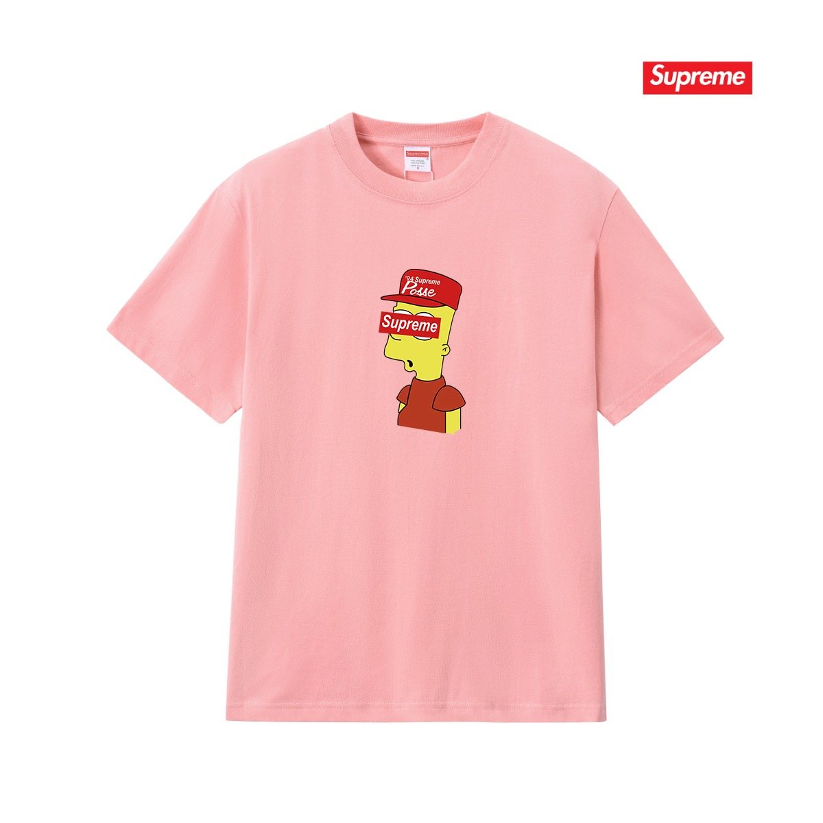 Supreme Cartoon Graphic Short-Sleeve T-Shirt