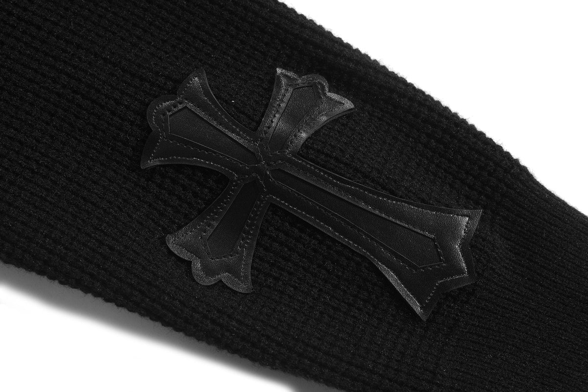 Chrome Hearts Cross Applique Knit Sweater