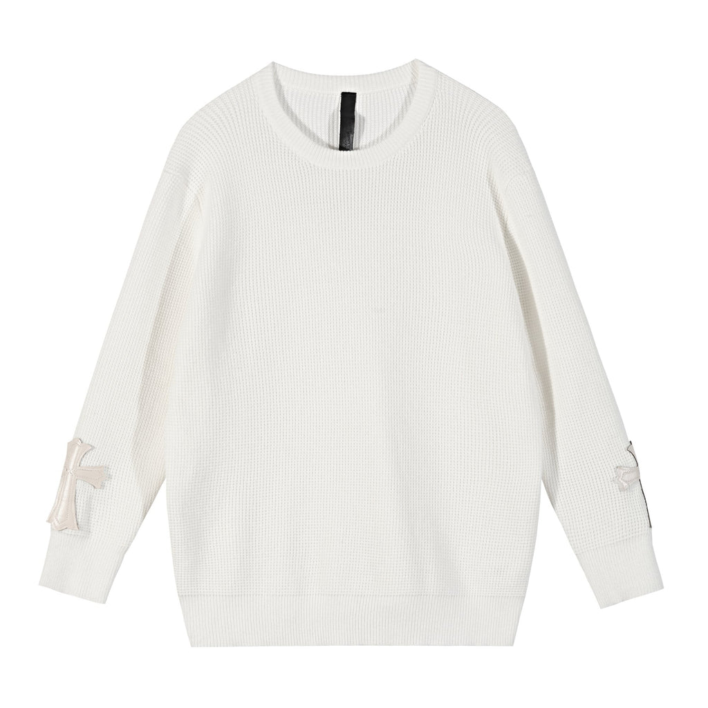 Chrome Hearts Cross Applique Knit Sweater