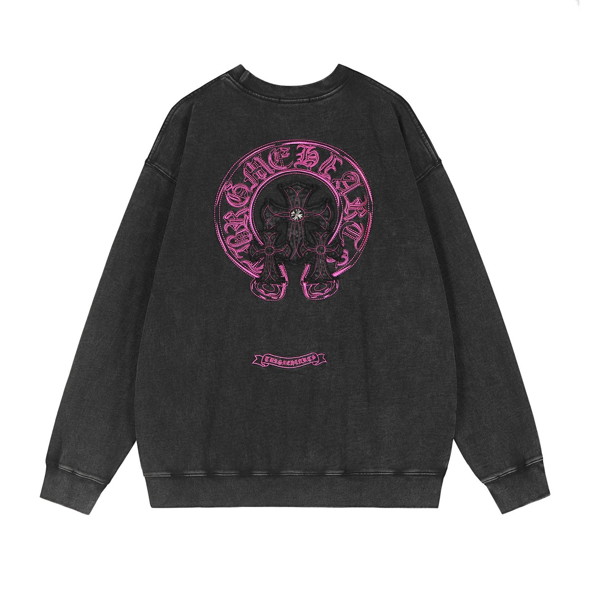 Chrome Hearts Cross Slogan Graphic Sweatshirt