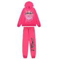 Sp5der Pink Spiderweb Graphic Matching Set