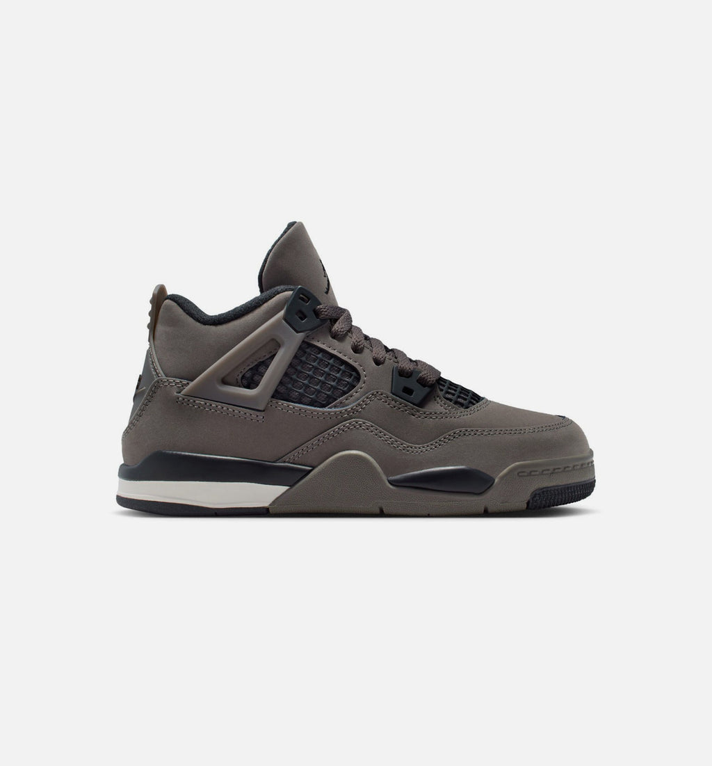 Air Jordan 4 Retro 'Cave Stone and Black' Preschool - Cave Stone/Black/Moon Particle
